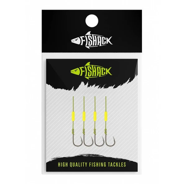 LRF Assist İğne - İpli LRF Hırsız İğnesi - Stoperli - 4 Adet - Fishack - Resim 2