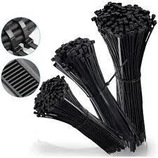 UV Tork Kablo Bağı Cırt Kelepçe 7,6 mmx300 mm Siyah 100 'Lü Paket - Resim 2