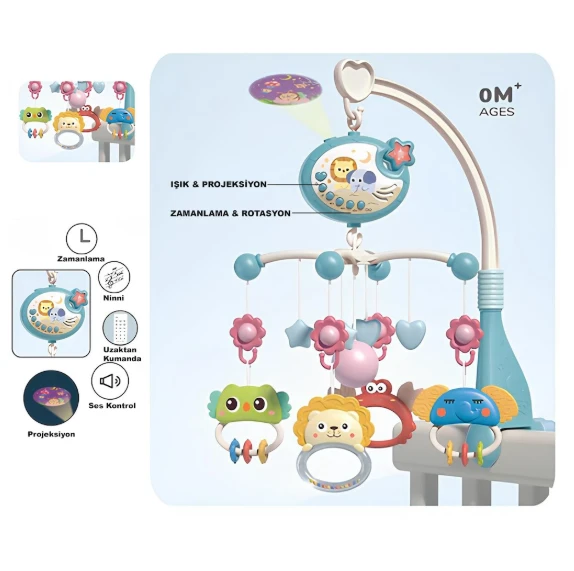 BIB-698-84,85 IŞIKLI MÜZİKLİ KUMANDALI BEBEK -VRD - Resim 3