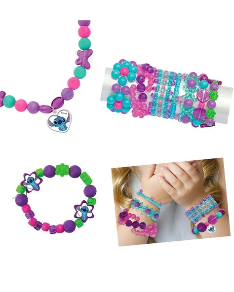 Dede Oyuncak Stitch Büyük El Çantası Takı Seti 04084 - Resim 3