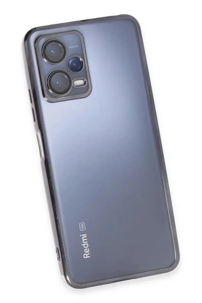 LitaeTrend Xiaomi Redmi Note 12 Pro 5G Kılıf Lensli Silikon - Siyah - Resim 4