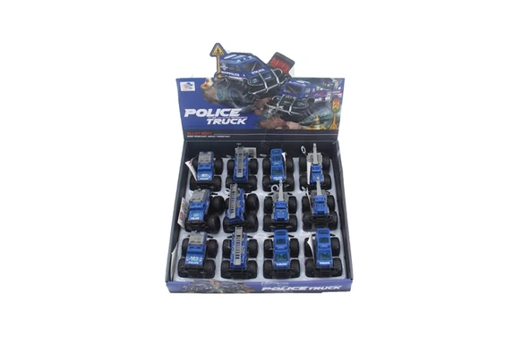 779-69 DUBLE SÜRTMELİ METAL DIECAST POLİS ürün görseli