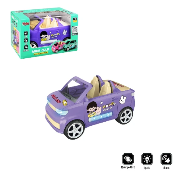 ZR169-2 KUT.ÇARP DÖN RENKLİ ARABA -VRD ürün görseli