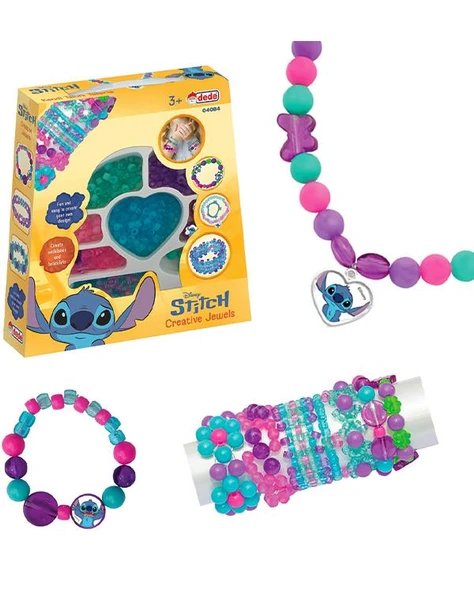 Dede Oyuncak Stitch Büyük El Çantası Takı Seti 04084 - Resim 2