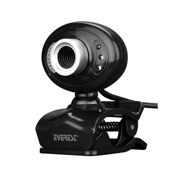 EVEREST SC-826 PIXELS 0.3MEGA 640*480 USB MİKROFONLU GÖRÜŞ LEDLİ WEBCAM PC KAMERA ürün görseli 1