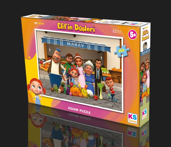 ED 113 ELİFİN DÜŞLERİ PUZZLE 200 PRÇ -KS ürün görseli