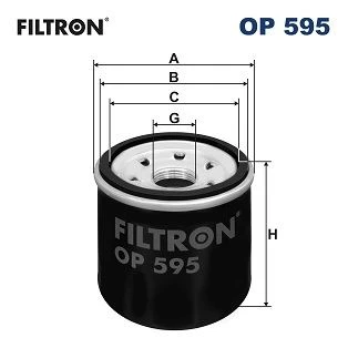 FILTRON OP595 YAĞ FİLTRESİ MGN III-FLUENCE-CLIO III-IV-LGN III-TALISMAN-LATITUDE 2.0 16V MICRA 11 > 7701053054 152009645R-152085758R-1520865F0A ürün görseli 1