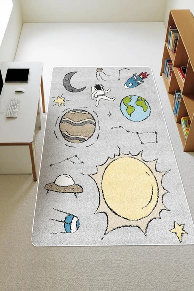 Dijital Baskı Kaymaz Tabanlı Çocuk ve Genç Odası Halısı H1046 Renkli 160 X 230 ürün görseli