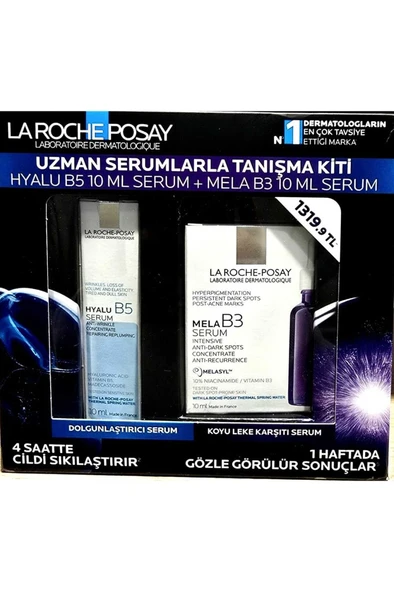 La Roche Posay Mela B3 Serum + hyalu b5 serum 10 ml tanışma kiti ürün görseli 1