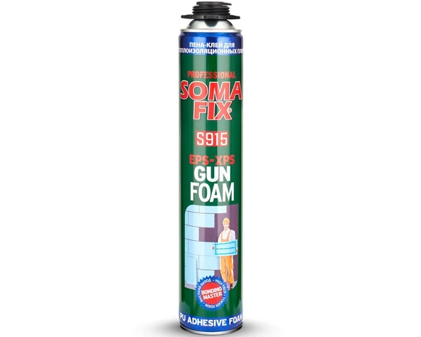 SOMAFİX S915 Tabancalı Poliüretan Mantolama Köpüğü 750ml 940gr ürün görseli