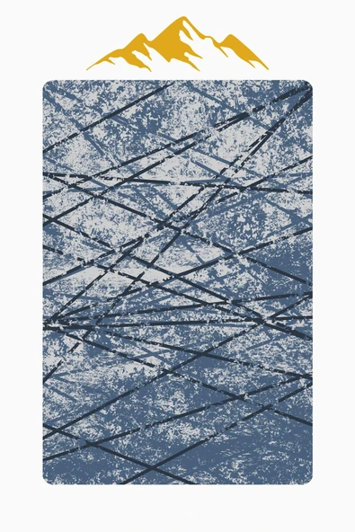 Modern Desenli Dijital Baskı Kaymaz Taban Halı H0293 Renkli 80 X 150 - Resim 3