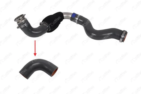 Nissan Turbo Hortumu Metal Boru Harıc Ok İle Gosterilen Kucuk Hortum Trafıc 2,5dci Vivaro 2,5dti 01> - Nifea 12321 ürün görseli