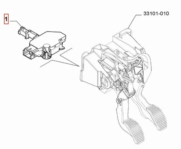 Fiat Debriyaj Pedal Kontaktoru Egea 1.6 Jtd Alfa 1.6/1.8/2.0 Fiorıno Bipper Nemo 07> Boxer III Jumper III - Opar 52068338 ürün görseli