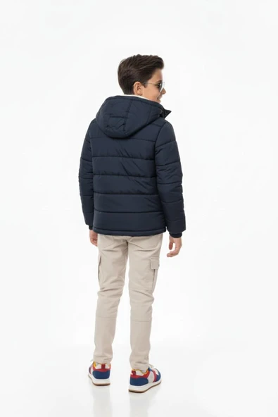 Erkek Çocuk Kapüşonlu Mont BGL-ST04885 - Resim 12