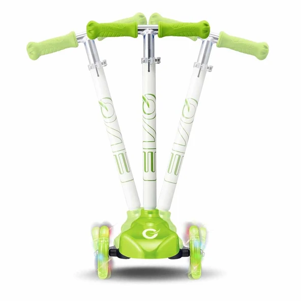EVO SCOOTER 3TKR IŞIKLI MAX 50KG YEŞİL - Resim 3