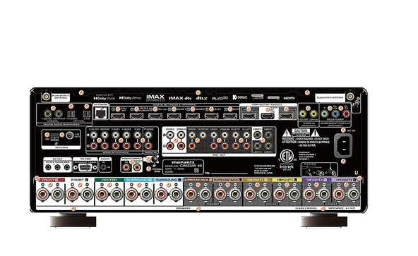 Marantz Cinema 40 9.4 Kanal Network Av Receiver Siyah - Resim 2