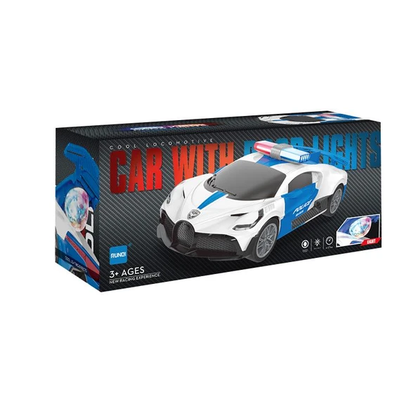 RS-9036C KUT.IŞIK.MÜZİK BUGATTİ POLİS ARABASI -ZRV ürün görseli