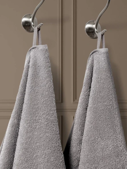 Pamuk Havlu Takımı 2 li Ladin 50x90/70x140 cm - Resim 9