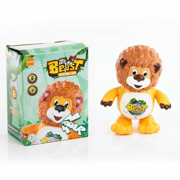 RS-9042C KUT.PİLLİ IŞIKLI MÜZİKLİ ASLAN -ZRV ürün görseli