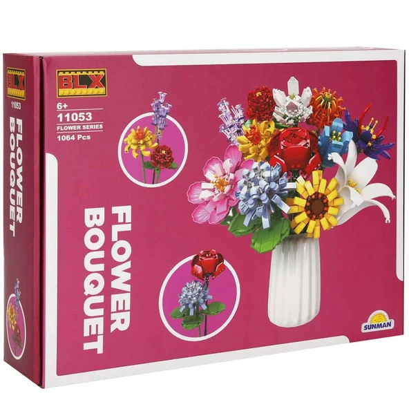 S00004699 FLOWER SET RENKLİ VE ÇEŞİTLİ ÇİÇEK BUKET - Resim 3