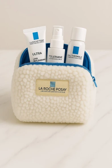 La Roche Posay Makyaj Çantası - Turkuaz - Resim 4