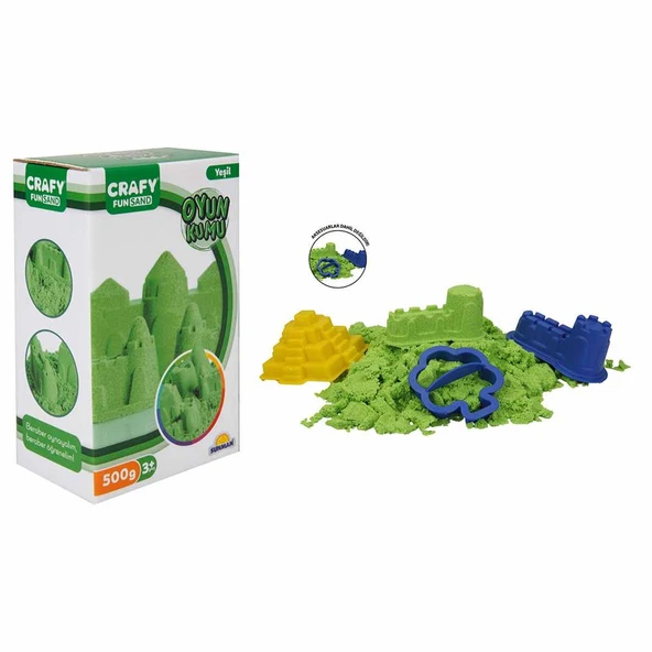 S01002237 OYUN KUMU 500GR YEŞİL -SUN - Resim 2