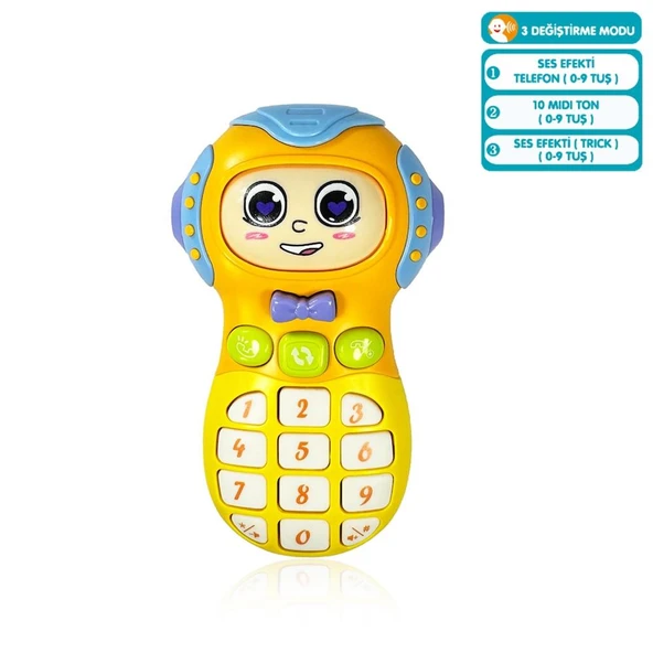 JLG-855-40A IŞIKLI VE MÜZİKLİ CEP TELEFONU -VRD ürün görseli