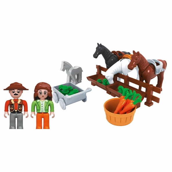 S00028302 FARM SET ATLAR 2FGR 93 PRÇ LEGO -SUN - Resim 3