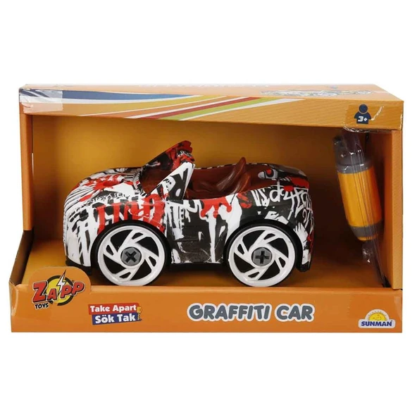 ZAP SÖK-TAK GRAFİTTİ ARABA - Resim 2