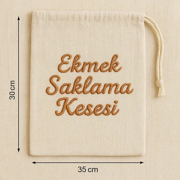EKMEK SAKLAMA KESESİ ( MÜSLİN NAKIŞLI ) - Resim 3