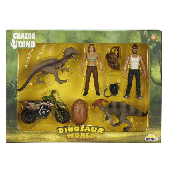 OYUN SET DİNOZOR FİGÜR AKSESUARLI - Resim 3