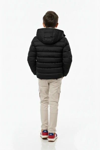 Erkek Çocuk Kapüşonlu Mont BGL-ST04885 - Resim 11