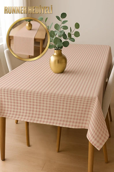 Şık Dokulu Leke Tutmaz Masa Örtüsü MSRT014 RENKLİ 150 X 200 ürün görseli