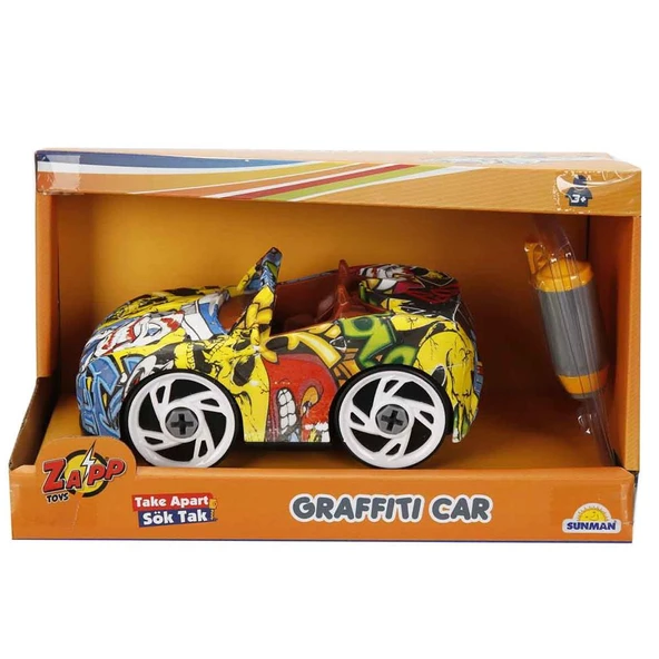 ZAP SÖK-TAK GRAFİTTİ ARABA - Resim 3
