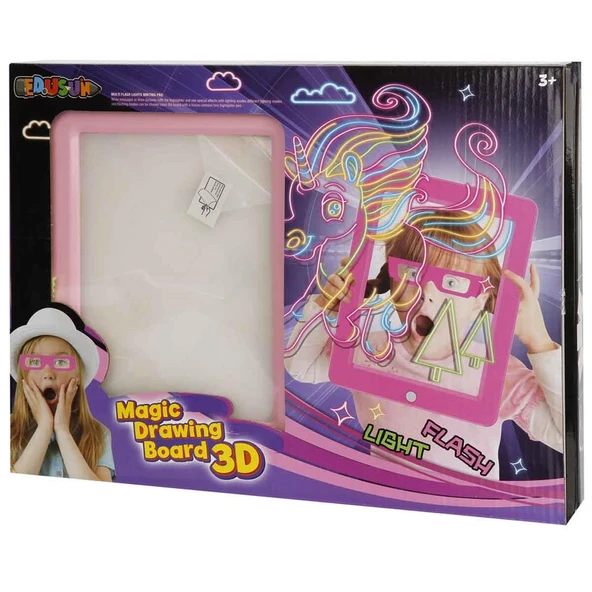 DOODLE 3D SİHİRLİ ÇİZİM TAHTASI PEMBE VEYA BEYAZ - Resim 2