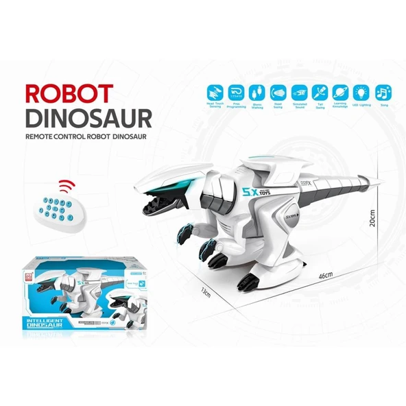 G17  ŞARJLI ETKİLEŞİMLİ ROBOT DİNAZOR U/K -VRD ürün görseli