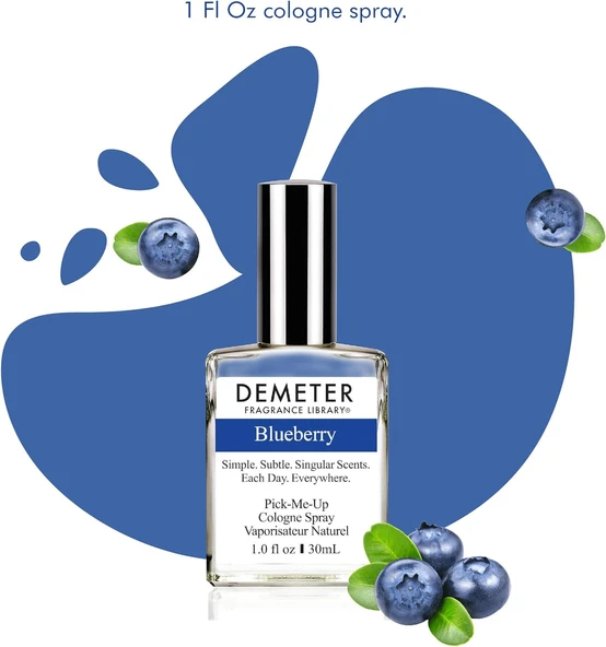Demeter The Library Of Fragrance Blueberry EDC Sprey 30ml Kadın Parfümü ürün görseli