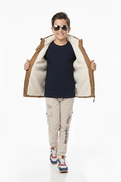 Erkek Çocuk Kapüşonlu Mont BGL-ST04885 - Resim 10