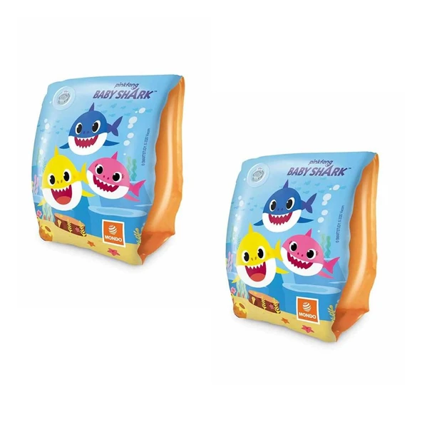 Şişme Kolluk Baby Shark 15x23 cm - Resim 2