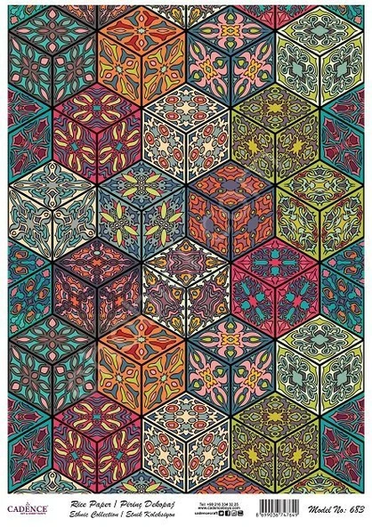 Cadence Pirinç Dekopaj Kağıdı Model - 683 ürün görseli
