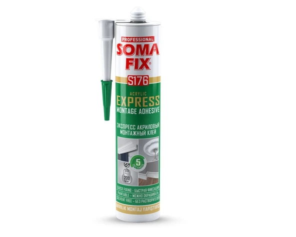 Akrilik Express Yapıştırıcı Beyaz 310ml SOMAFİX S176 ürün görseli