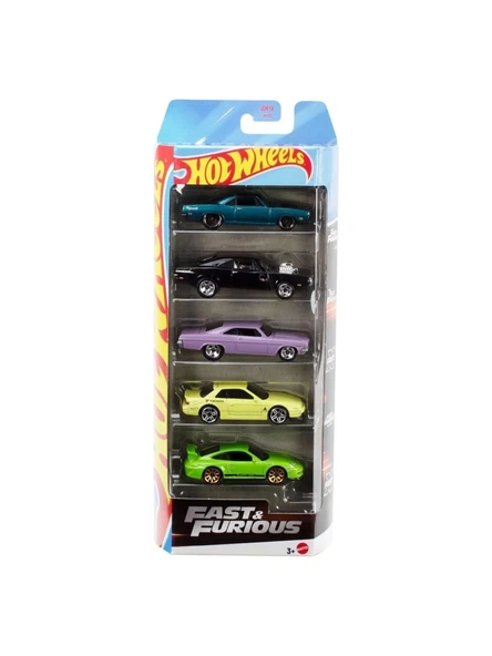 Hot Wheels Fast & Furious 2025 5’ Li Araba Seti  - JDR19 ürün görseli