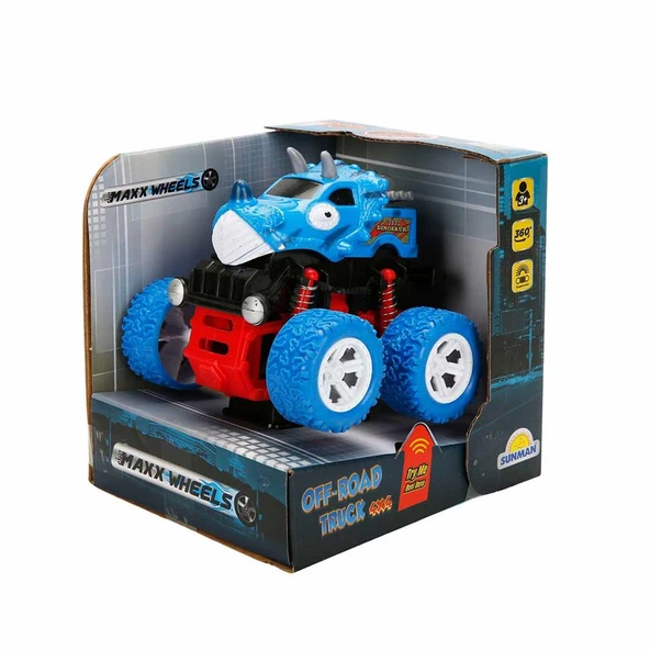 Maxx Wheels Speed Dinosaur Off Road Aracı 10 cm - Resim 2
