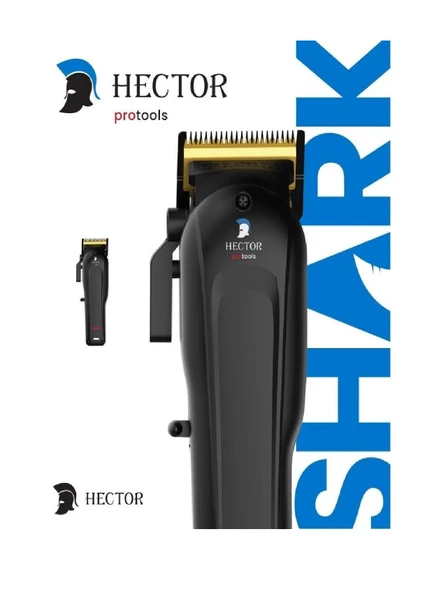 Hector Hectör Protools Shark Profesyonel Saç Kesim Makinesi Siyah ürün görseli