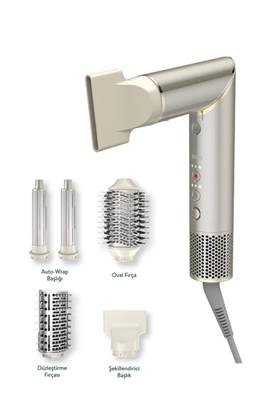 Sinbo SHD-1721 Saç Şekillendirme Cihazı - Şampanya - Resim 7