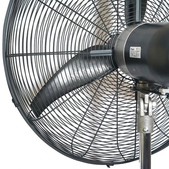 Ayas LEYLEK 75 cm Salınımlı Ayaklı Vantilatör Siyah - Resim 4