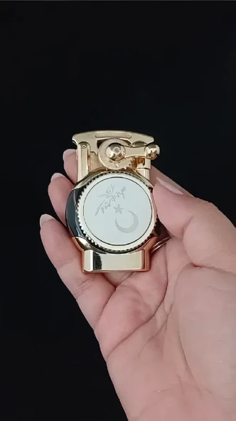 Koleksiyonluk Türk Bayrağı Sembollü Retro Tetiklemeli Gazlı Çakmak ürün görseli 1
