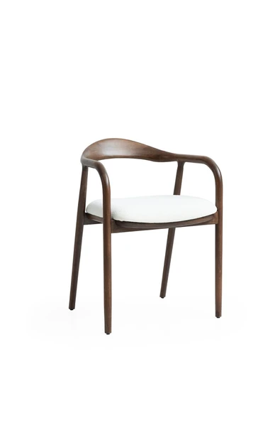 comiet Home Grand Ahşap teddy kumaş lüx Sandalye ürün görseli