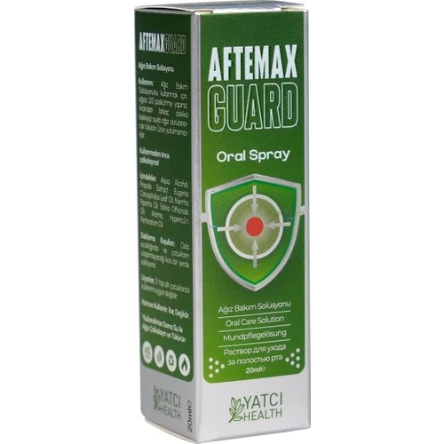 Aftemax Guard Oral Ağız Bakım Solüsyonu Sprey Cam 20 ml ürün görseli