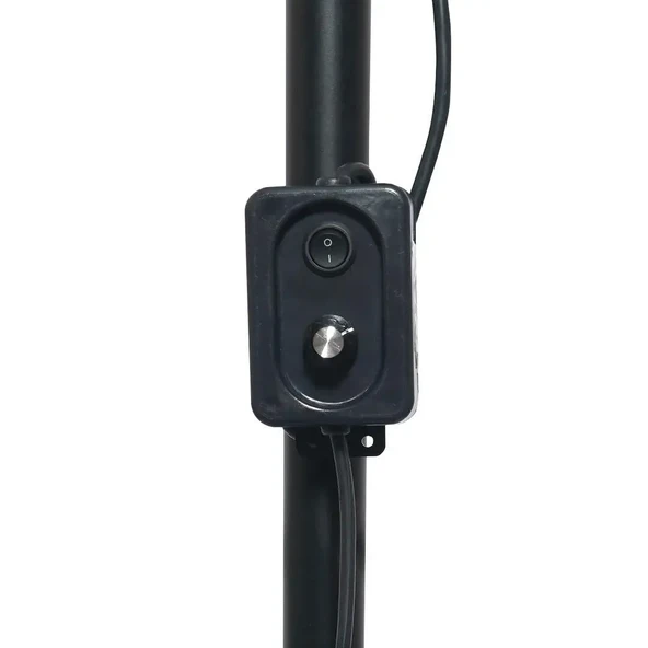 Ayas LEYLEK 75 cm Salınımlı Ayaklı Vantilatör Siyah - Resim 5